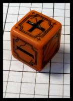 Dice : Dice - 6D - Q Workshop Orange Fudge Dice - Gen Con Aug 2014